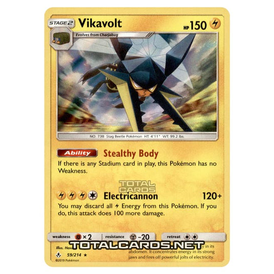 Pokemon - Sun & Moon - Unbroken Bonds - Vikavolt - 59/214