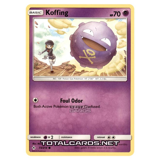 Pokemon - Sun & Moon - Unbroken Bonds - Koffing - 73/214