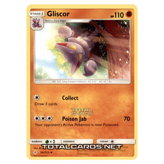 Pokemon - Sun & Moon - Unbroken Bonds - Gliscor