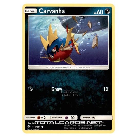 Pokemon - Sun & Moon - Unbroken Bonds - Carvanha - 110/214