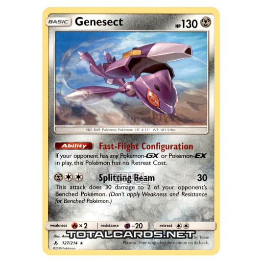 Pokemon - Sun & Moon - Unbroken Bonds - Genesect - 127/214