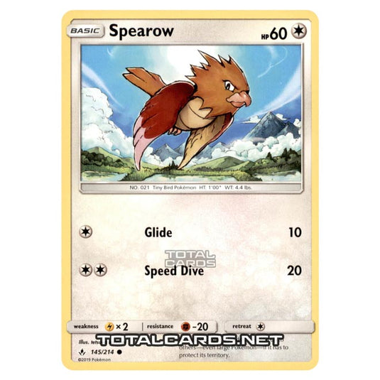 Pokemon - Sun & Moon - Unbroken Bonds - Spearow