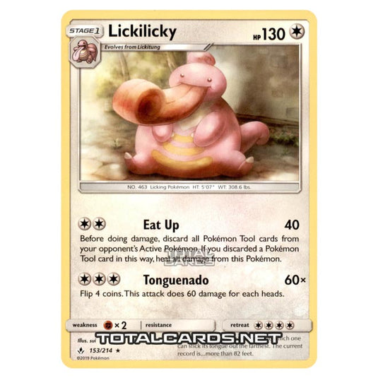 Pokemon - Sun & Moon - Unbroken Bonds - Lickilicky - 153/214