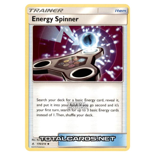 Pokemon - Sun & Moon - Unbroken Bonds - Energy Spinner - 170/214