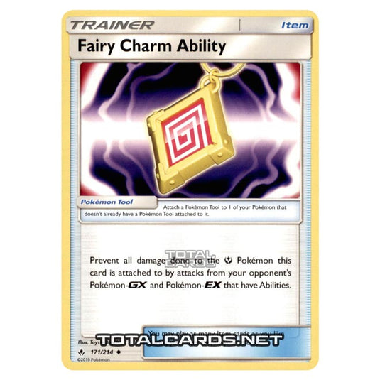 Pokemon - Sun & Moon - Unbroken Bonds - Fairy Charm Ability - 171/214