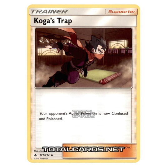 Pokemon - Sun & Moon - Unbroken Bonds - Koga's Trap - 177/214