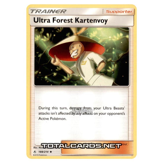 Pokemon - Sun & Moon - Unbroken Bonds - Ultra Forest Kartenvoy - 188/214