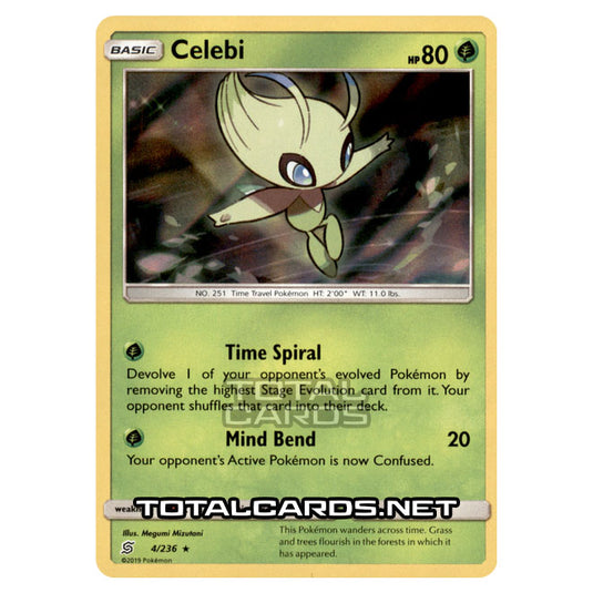 Pokemon - Sun & Moon - Unified Minds - Celebi - 4/236