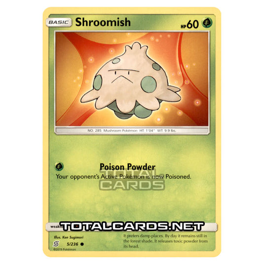 Pokemon - Sun & Moon - Unified Minds - Shroomish - 5/236