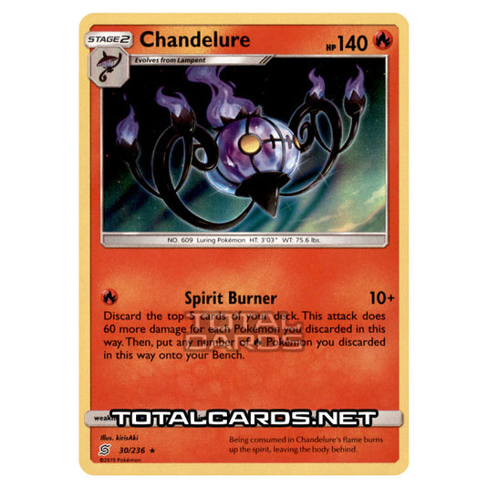 Pokemon - Sun & Moon - Unified Minds - Chandelure - 30/236