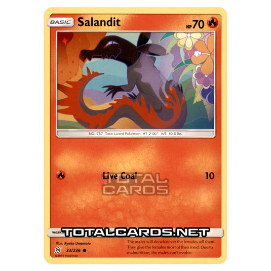 pokemon salandit card Pokemon - Sun & Moon - Unified Minds - Salandit