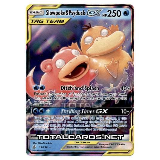 Pokemon - Sun & Moon - Unified Minds - Slowpoke & Psyduck-GX - 35/236