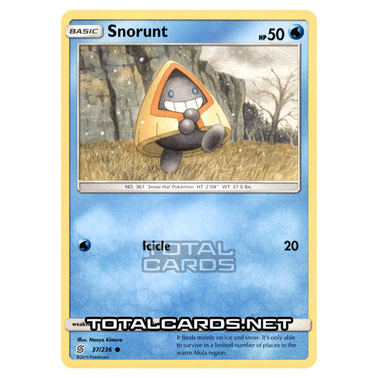 Pokemon - Sun & Moon - Unified Minds - Snorunt - 37/236