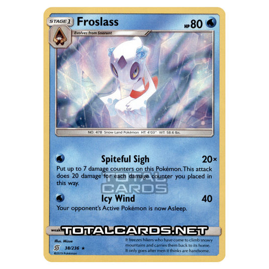 Pokemon - Sun & Moon - Unified Minds - Froslass - 38/236