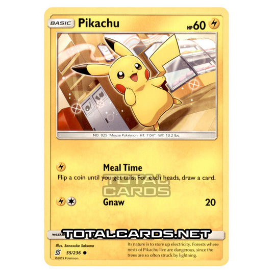 Pokemon - Sun & Moon - Unified Minds - Pikachu - 55/236