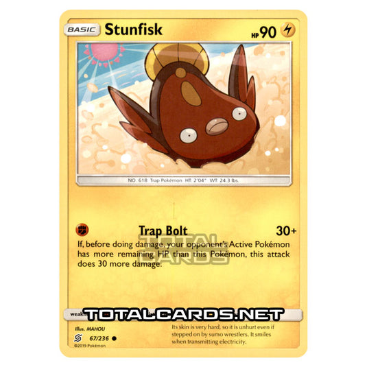 Pokemon - Sun & Moon - Unified Minds - Stunfisk - 67/236