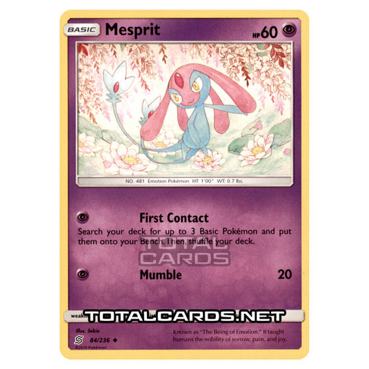 Pokemon - Sun & Moon - Unified Minds - Mesprit - 84/236