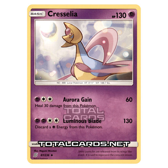 Pokemon - Sun & Moon - Unified Minds - Cresselia - 87/236