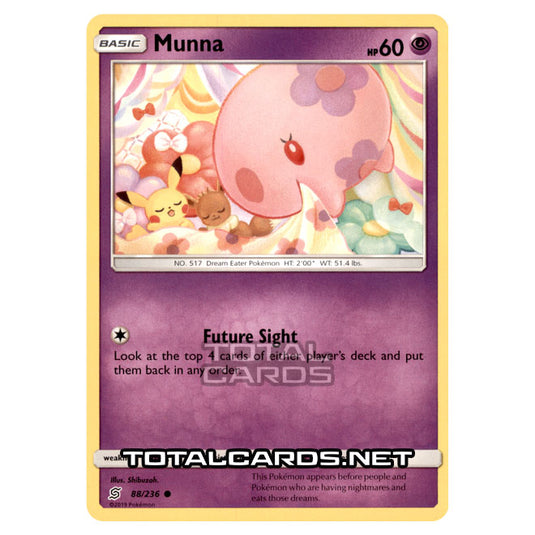 Pokemon - Sun & Moon - Unified Minds - Munna - 88/236