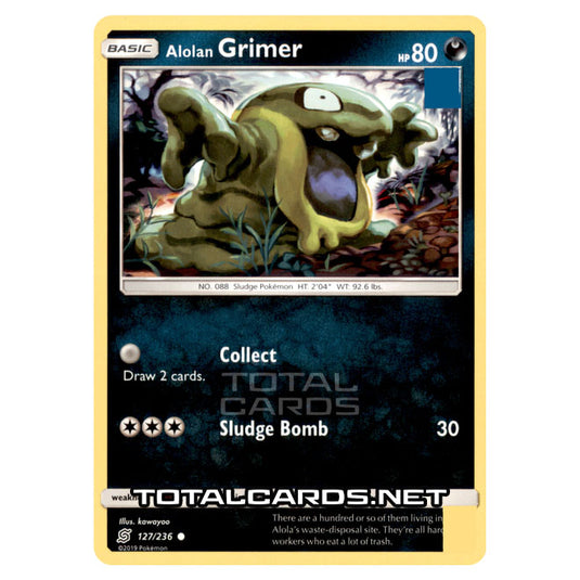 Pokemon - Sun & Moon - Unified Minds - Alolan Grimer - 127/236 Pokemon - Sun & Moon - Unified Minds - Alolan Grimer - 127/236