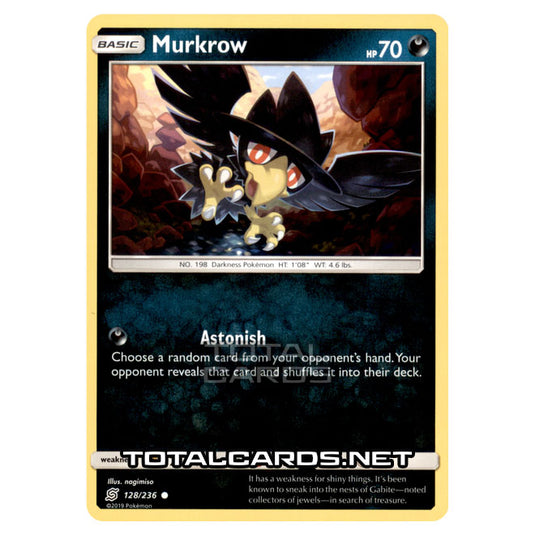 Pokemon - Sun & Moon - Unified Minds - Murkrow - 128/236