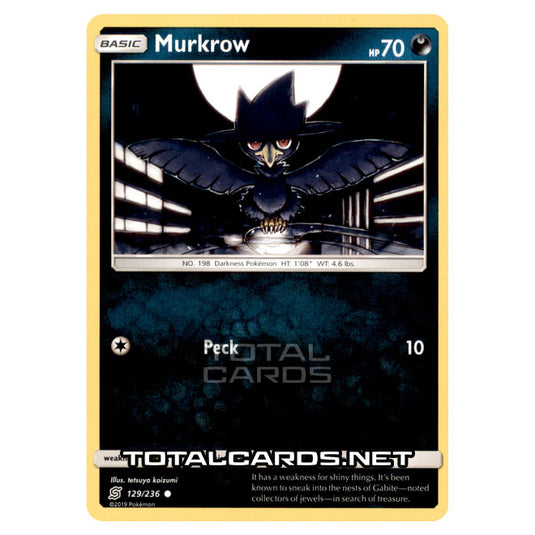 Pokemon - Sun & Moon - Unified Minds - Murkrow - 129/236