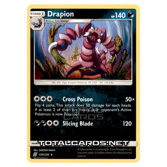 Pokemon - Sun & Moon - Unified Minds - Drapion - 134/236