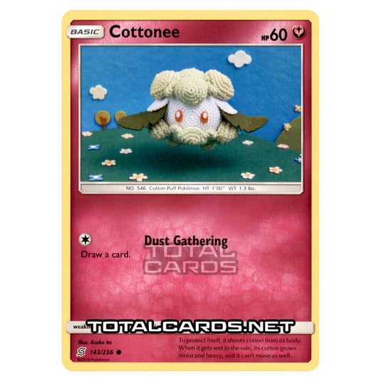 Pokemon - Sun & Moon - Unified Minds - Cottonee - 143/236