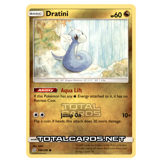 Pokemon - Sun & Moon - Unified Minds - Dratini - 148/236