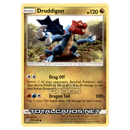 druddigon pokemon card Pokemon - Sun & Moon - Unified Minds - Druddigon