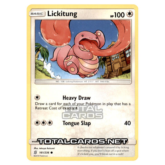 Pokemon - Sun & Moon - Unified Minds - Lickitung - 161/236