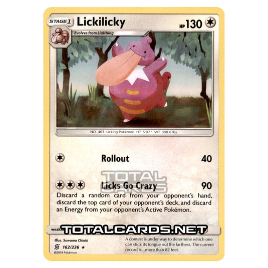 Pokemon - Sun & Moon - Unified Minds - Lickilicky - 162/236