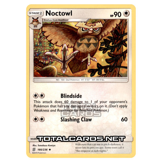 Pokemon - Sun & Moon - Unified Minds - Noctowl - 166/236