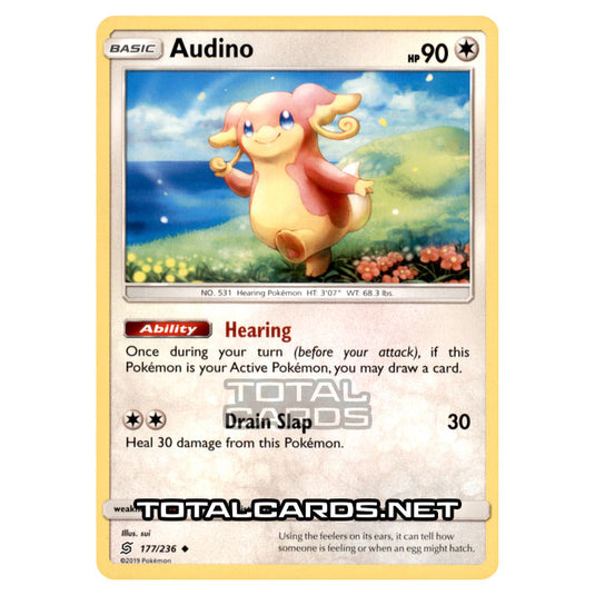 Pokemon - Sun & Moon - Unified Minds - Audino - 177/236