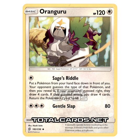 Pokemon - Sun & Moon - Unified Minds - Oranguru - 182/236