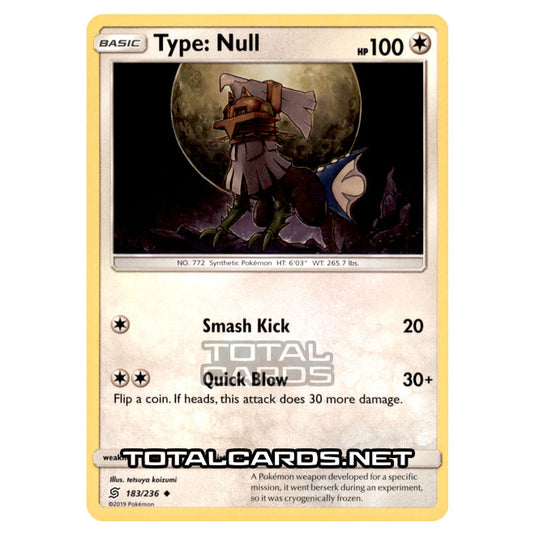 Pokemon - Sun & Moon - Unified Minds - Type: Null - 183/236