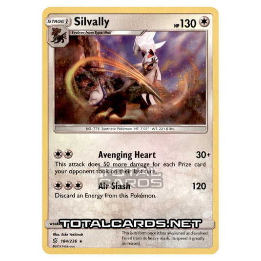 Pokemon - Sun & Moon - Unified Minds - Silvally - 184/236