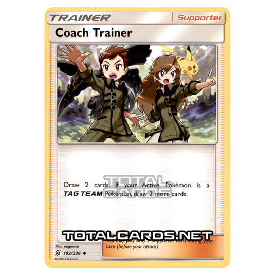 Pokemon - Sun & Moon - Unified Minds - Coach Trainer - 192/236