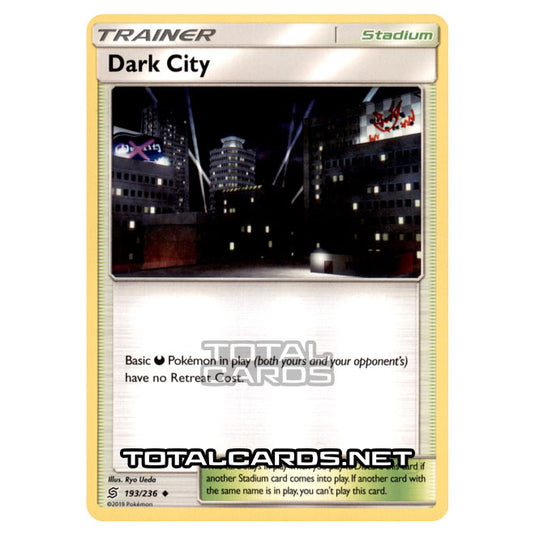 Pokemon - Sun & Moon - Unified Minds - Dark City - 193/236