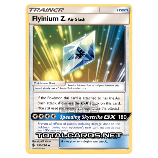 Pokemon - Sun & Moon - Unified Minds - Flyinium Z Air Slash - 195/236