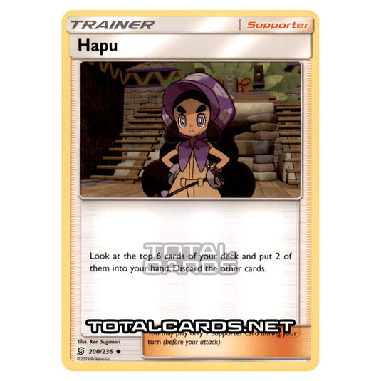 Pokemon - Sun & Moon - Unified Minds - Hapu - 200/236