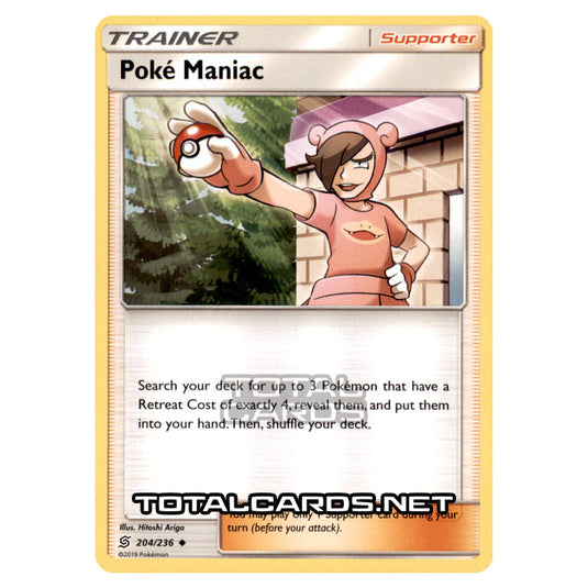 Pokemon - Sun & Moon - Unified Minds - Poke Maniac - 204/236