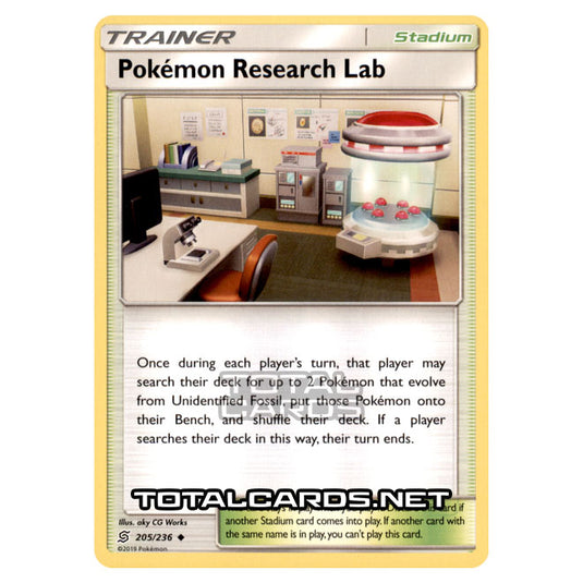 Pokemon - Sun & Moon - Unified Minds - Pokemon Research Lab - 205/236