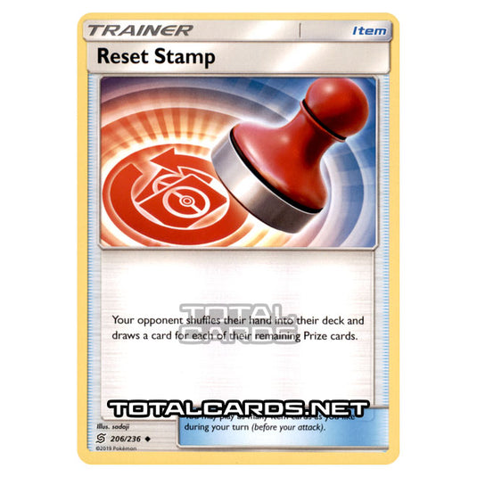 Pokemon - Sun & Moon - Unified Minds - Reset Stamp - 206/236