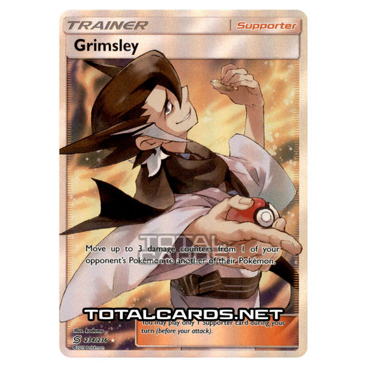 Pokemon - Sun & Moon - Unified Minds - Grimsley (Full Art) - 234/236