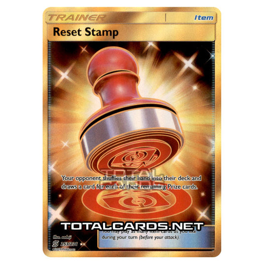 Pokemon - Sun & Moon - Unified Minds - Reset Stamp (Secret Rare) - 253/236