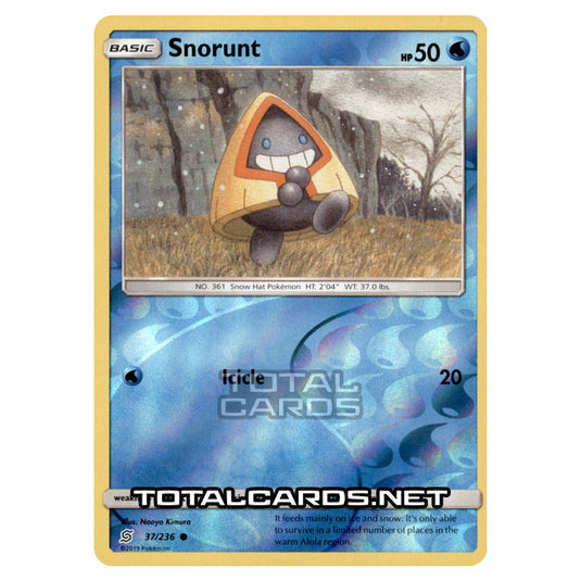 Pokemon - Sun & Moon - Unified Minds - Snorunt - 37/236 - (Reverse Holo)