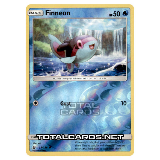 Pokemon - Sun & Moon - Unified Minds - Finneon - 39/236 - (Reverse Holo)