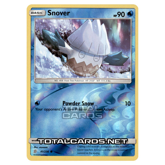 Pokemon - Sun & Moon - Unified Minds - Snover - 41/236 - (Reverse Holo)