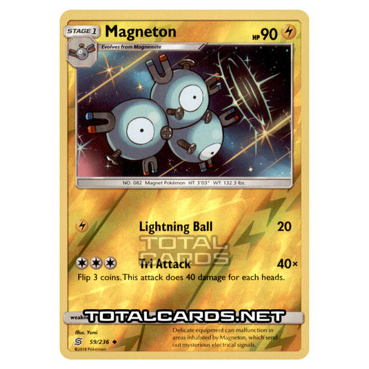 Pokemon - Sun & Moon - Unified Minds - Magneton - 59/236 - (Reverse Holo)